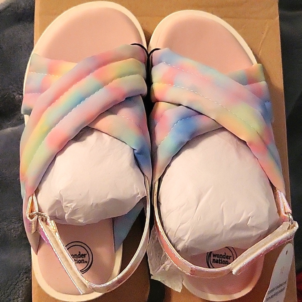 Girls Rainbow Wonder nation sandals